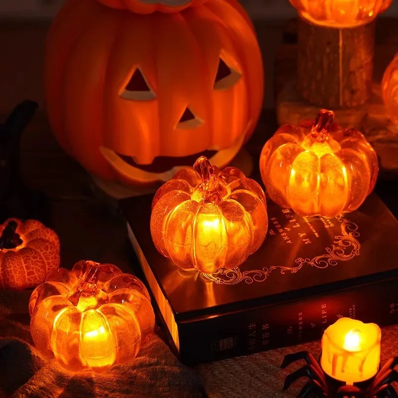 Halloween Decorations LED Pumpkin Lanterns Led Decoration Props Desktop Ornaments For Decor Party  decoration