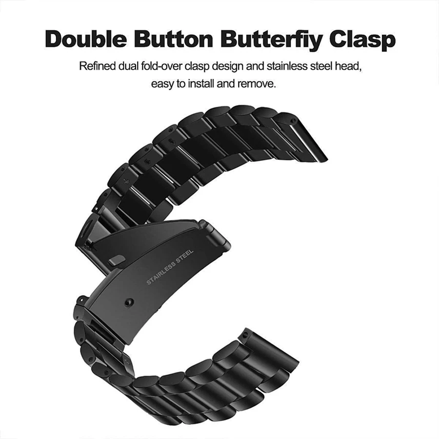 Stainless Steel Strap For COLMI V69 Smart Watch Band Accessories Metal Replacement Correa Wristband For COLMI V69 Bracelet 24mm