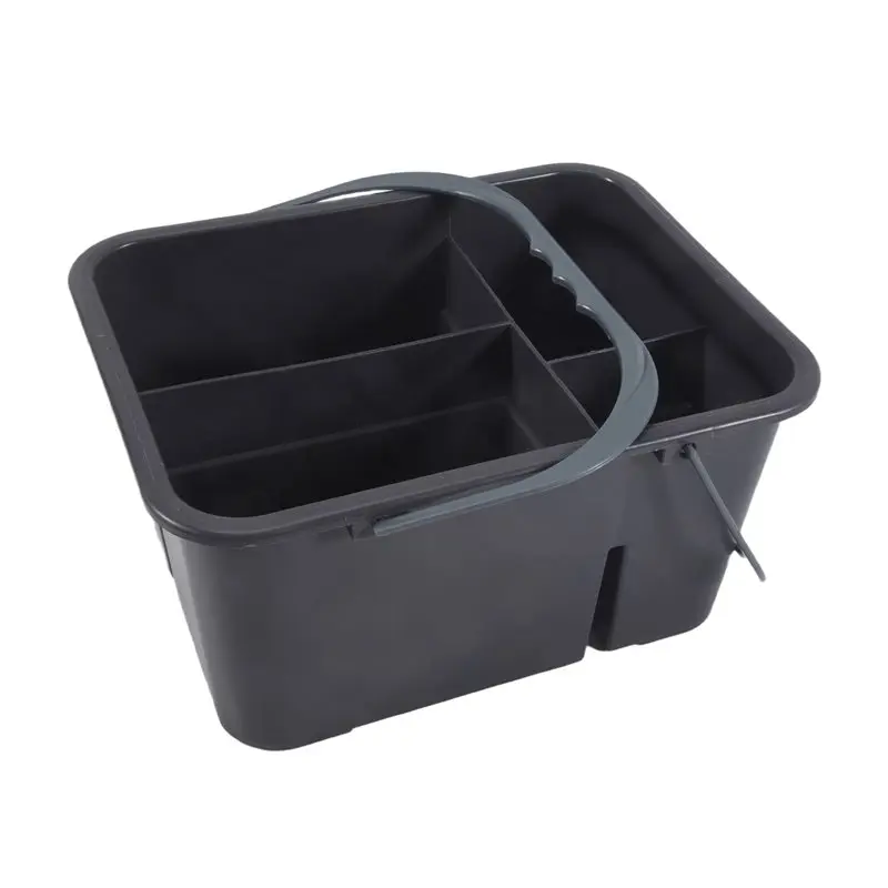 ABKS-Sundries Cleaning Basket Plastic Portable Tool Box Storage Basket Hotel Cleaning Cleaning Sanitation Tool Basket