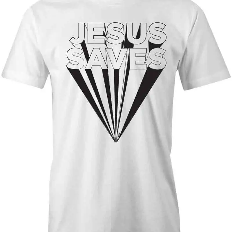 

Футболка JESUS SAVES d Хлопковая одежда S1WSA113