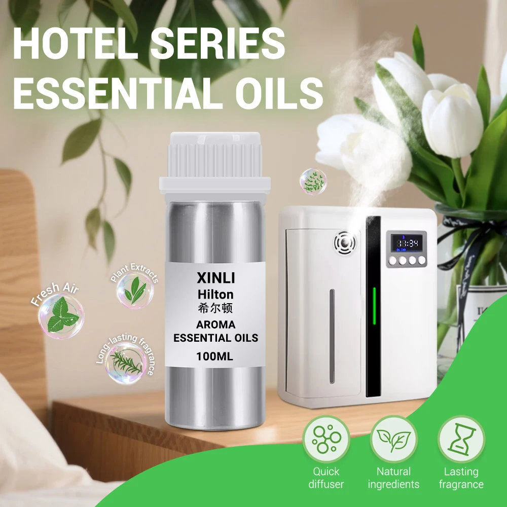 XINLI 100ML Hotel Scent Long Lasting Aroma Oil Diffuser Waterless Essential Oil Home Fragrance Perfume Essential Oil Refil