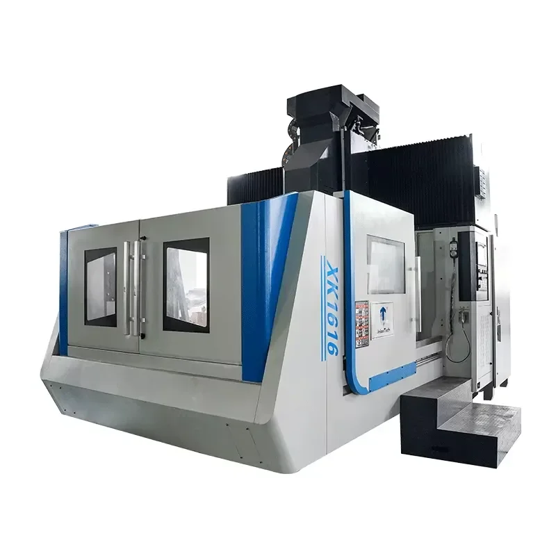 Small 5 Axis Gantry CNC Milling Machine Automatic Control System Single Spindle (BT40) Made China Portal Machining