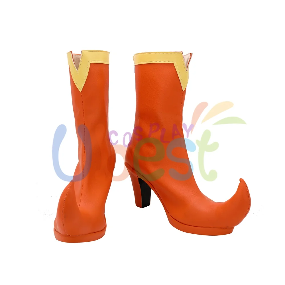 Ojamajo Doremi Fujiwara Hazuki Shoes Cosplay Women Boots Ver 1