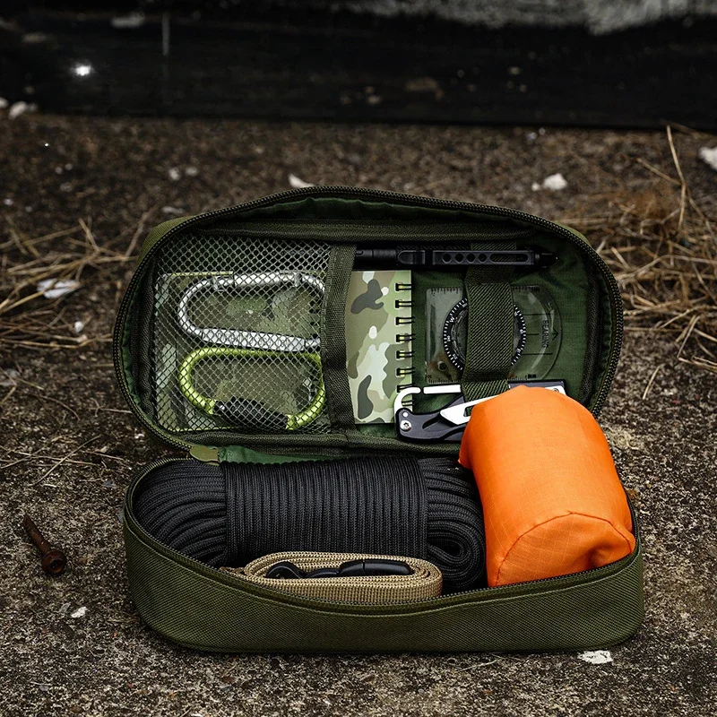 Camping Portable Storage Bag Multi-functional EDC Toolkit Outdoor Washing Medical First Aid Storage Equipment Riding Applicable