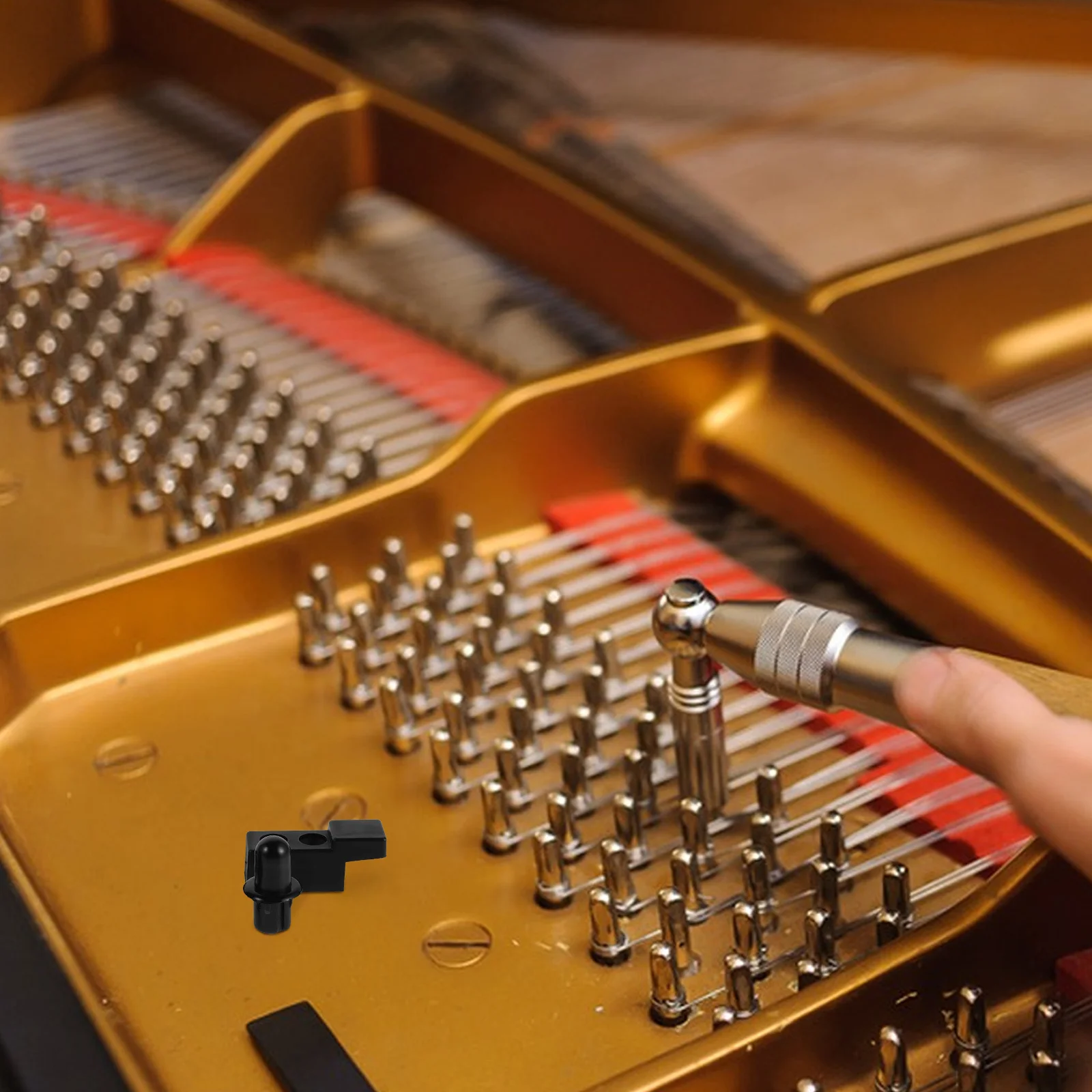 

2pcs Accessories Upright Piano Door Latch Pin Top Lid Support Fastener Clip - Piano Repair Hardware For Maintenance Tools