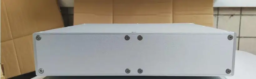 Boîtier de préamplificateur HIFI entièrement en aluminium, boîtier argenté, bricolage, 320