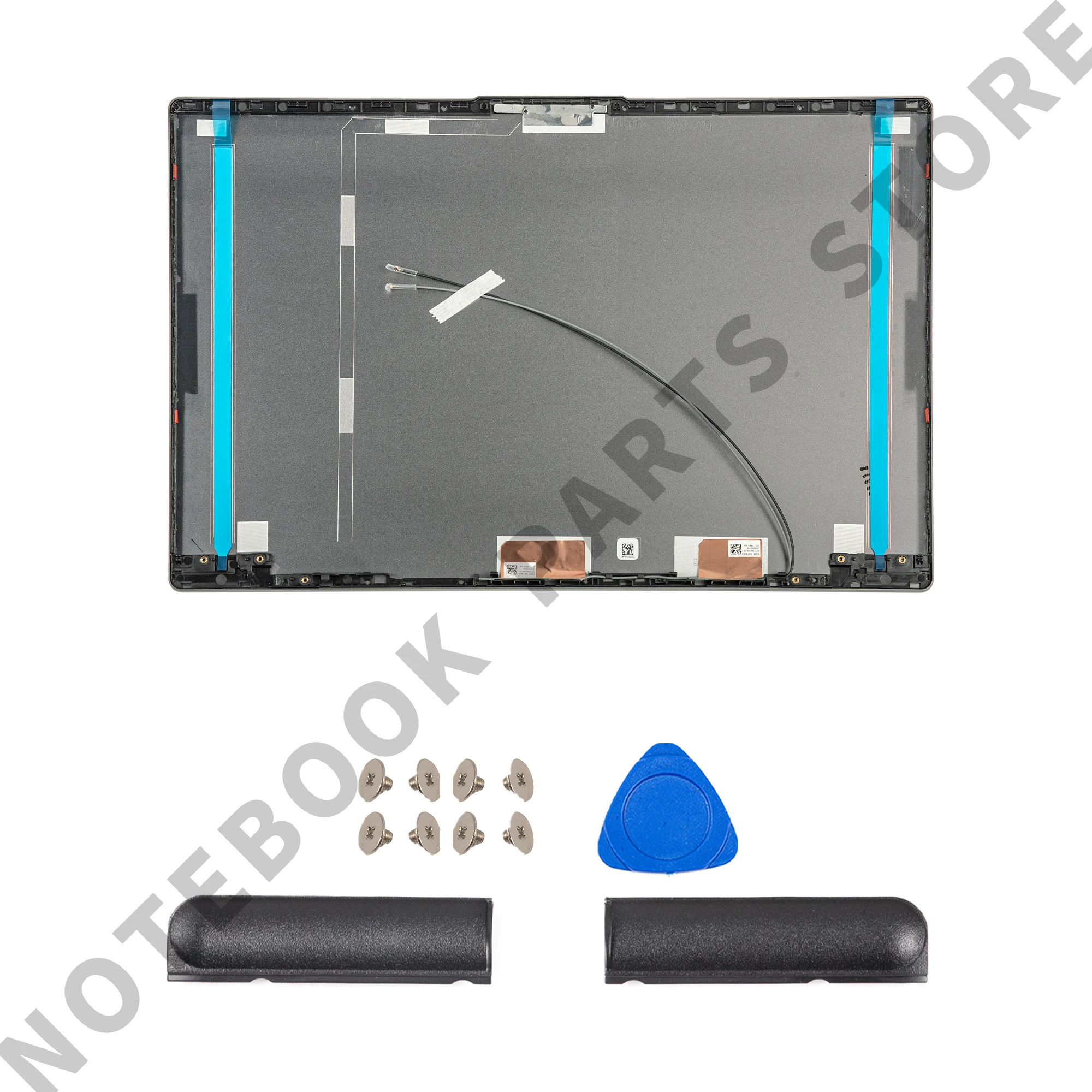 Imagem -06 - Capa Traseira Moldura para Ideapad 15iil05 15are05 15itl05 15alc05 Laptop Top Case Dobradiças Nova Peça Substituir Reparo de Metal 15.6 Polegadas