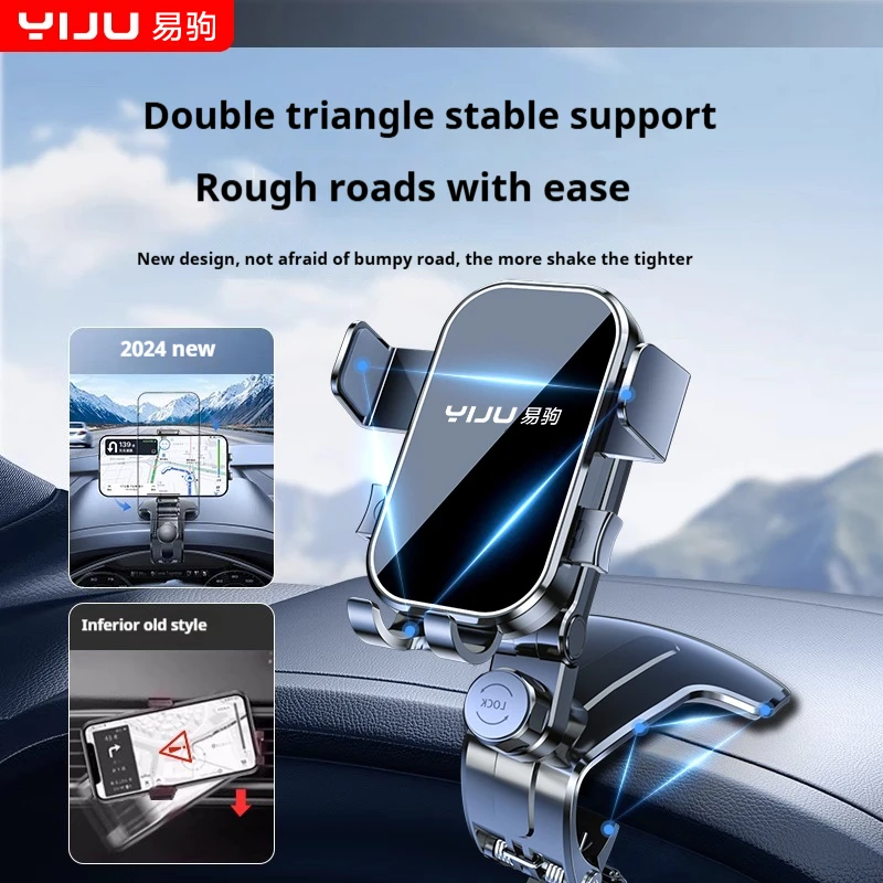 360 Degrees Car Phone Holder Universal Smartphone Stands Car Rack Dashboard Support for Auto Grip Mobile Phone Fixed Bracket - Image 2