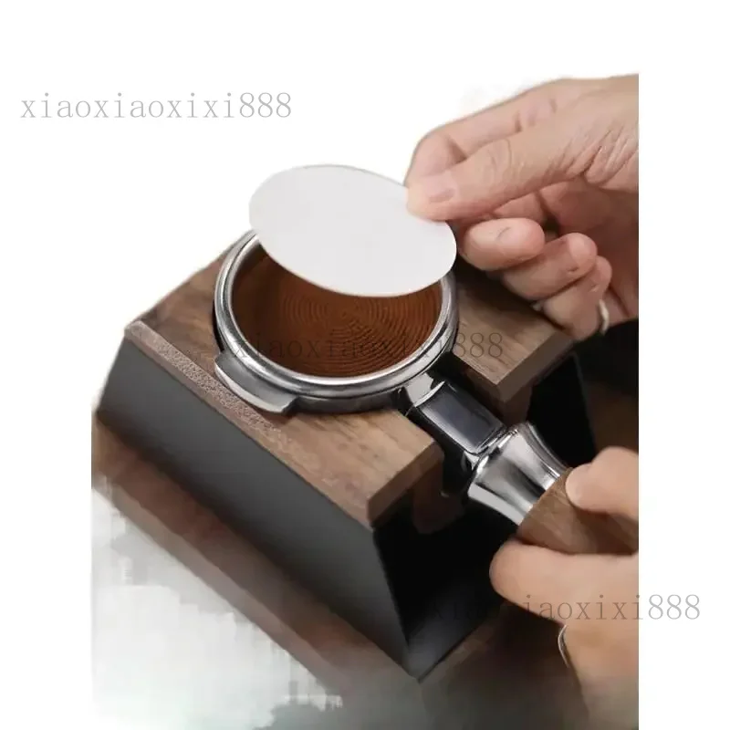 mhw3 ボンバー イタリアン コーヒー マシン ハンドル、ラウンド パウダー ボウル、フィルター ペーパー、モカ ポット 51/53/58mm、ブラシに適しています。