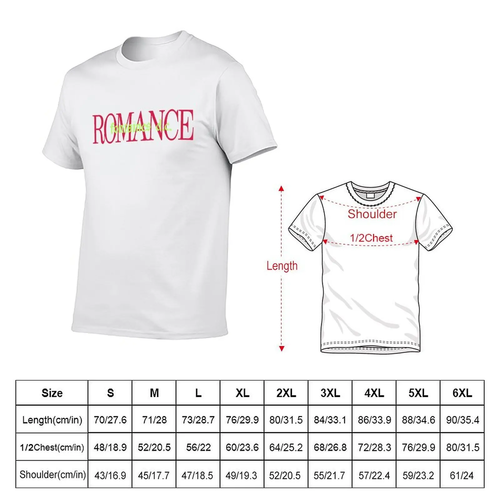 Romance T-Shirt man t shirt graphic t shirt man cotton T-Shirt