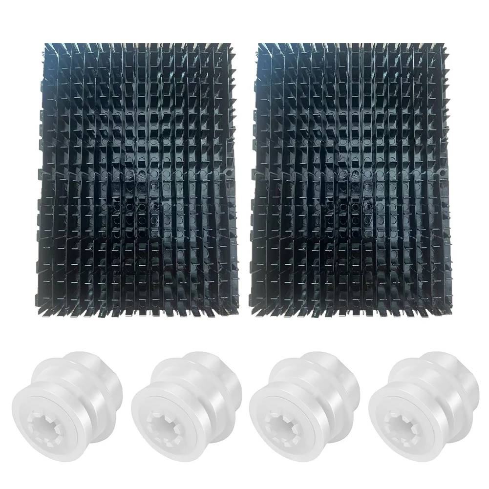 Long Lasting Roller Brush Set Cleaning Upgrade Wheel Bearing Robust Construction Consistent Performance Tool-free Swap