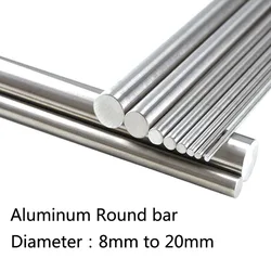 6061 Aluminum Rod,Diameter10mm 11mm 12mm 13mm 14mm 15mm 20mm, Aluminum Round Bar,Good Electroplating Properties, Anti-Corrosion