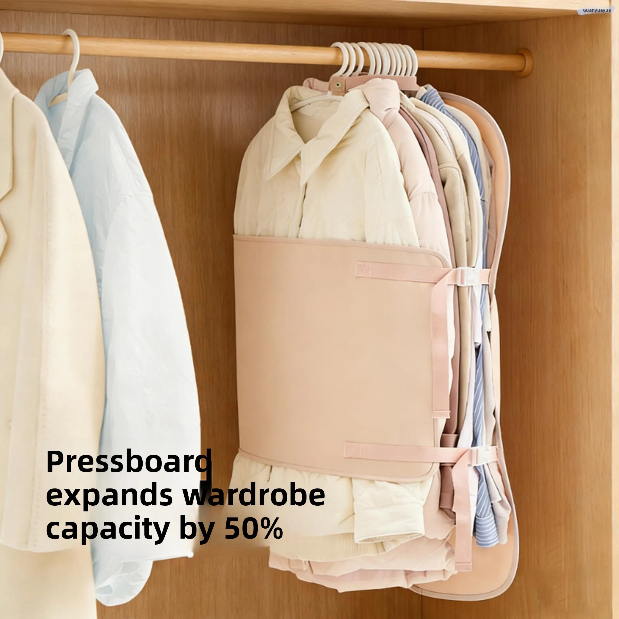 

Clothes Compression Board Storage Bag Wardrobe Organizer Dustproof Cover for down Jackets And Clothes by Crown Unique