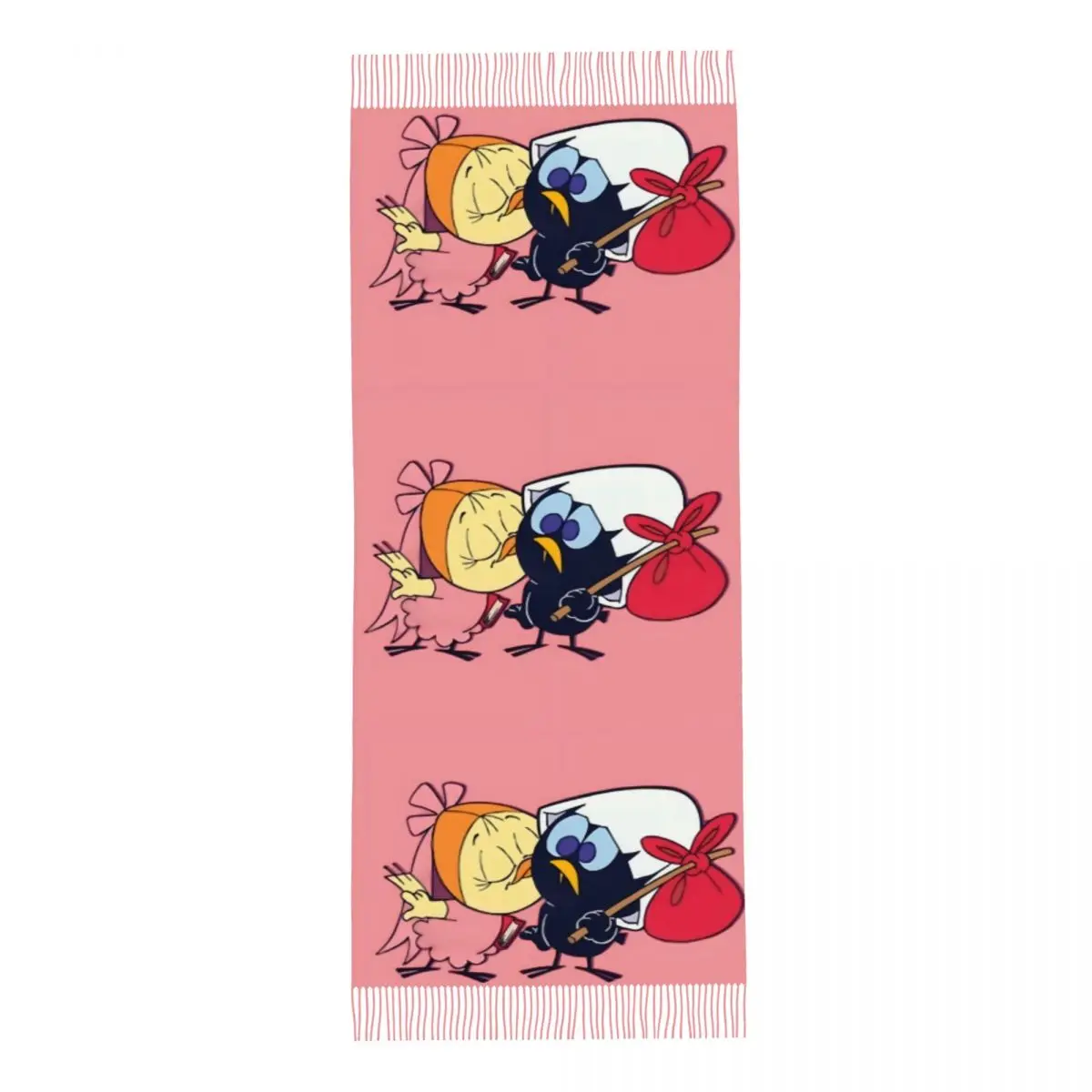 تخصيص كاليميرو مانغا أنيمي وشاح التفاف للنساء شتاء طويل دافئ شرابة شال للجنسين إيطاليا التلفزيون الكرتون الأوشحة #5