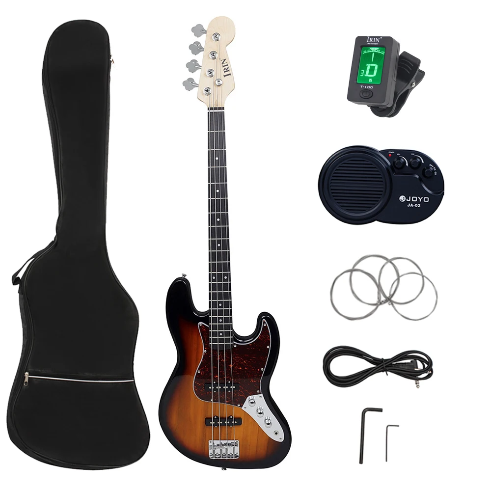 

IRIN 4 Strings Bass Guitar 20 Frets Sapele Electric Bass Guitarra With Bag Amp Tuner Strings Bass Guitar Parts & Accessories