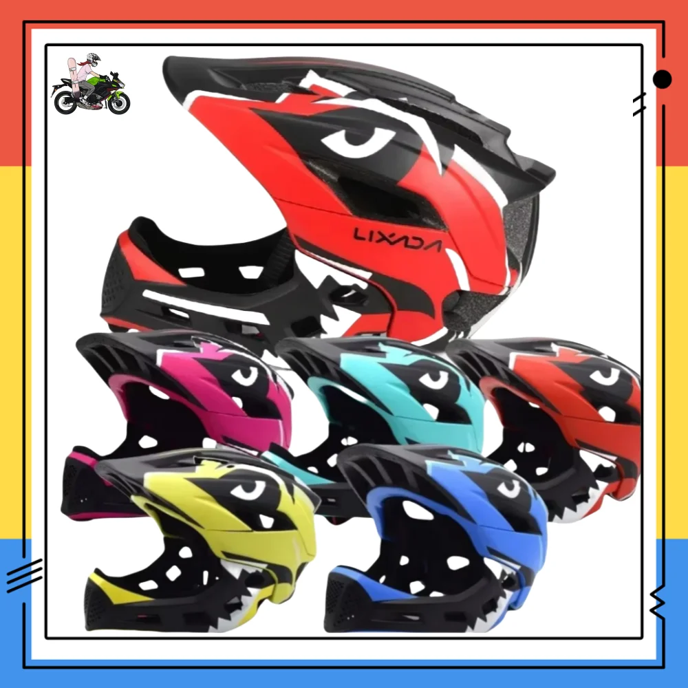 New Child Cycling Motorcycle Skateboarding Roller Skating Helmets Detachable Cute Dinosaur Balance Bike Helmet Children's Sports