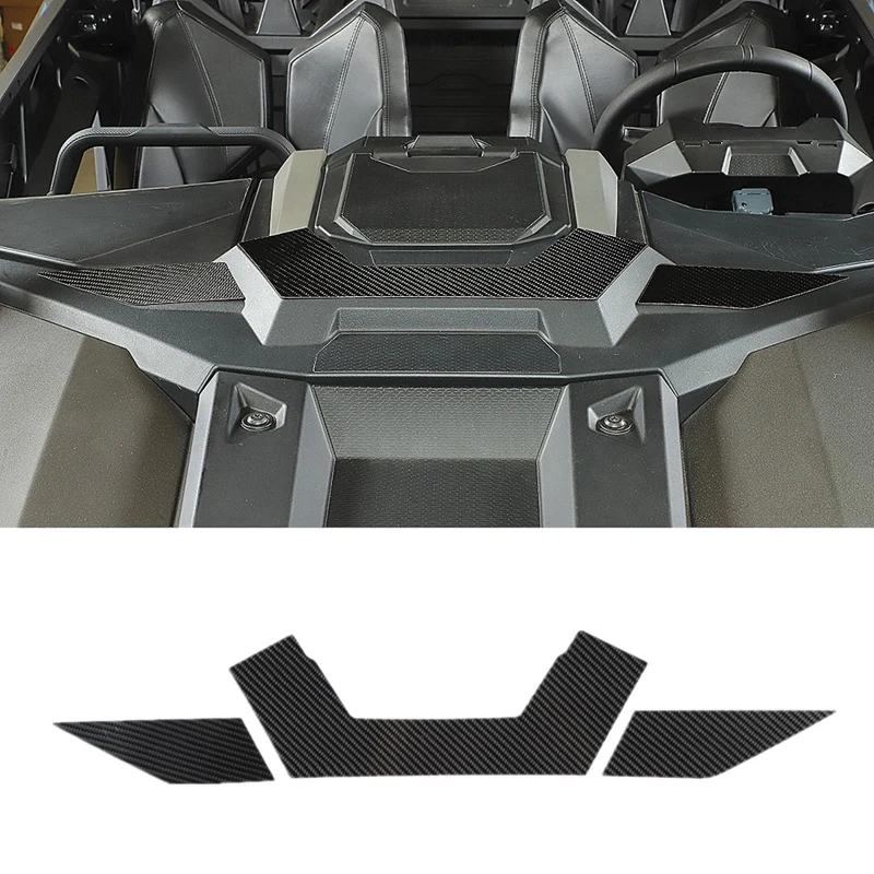 

3Piece Front UTV Accessories Engine Hood Panel Trim Sticker Decoration For Polaris RZR PRO XP Ultimate 2021 2022