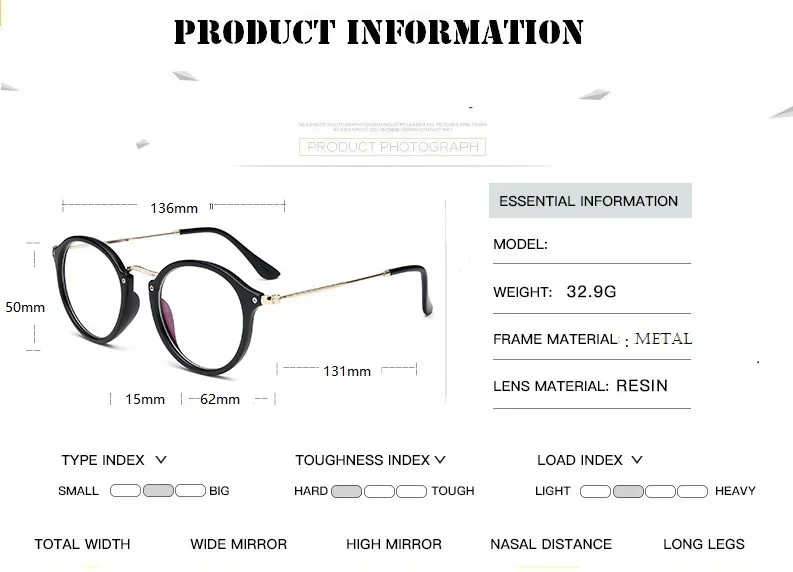 Transparent Retro Women Glasses Frame Fashion Men Eyeglasses Frame 2024 Round Clear Lens Glasses Optical Spectacle Frame