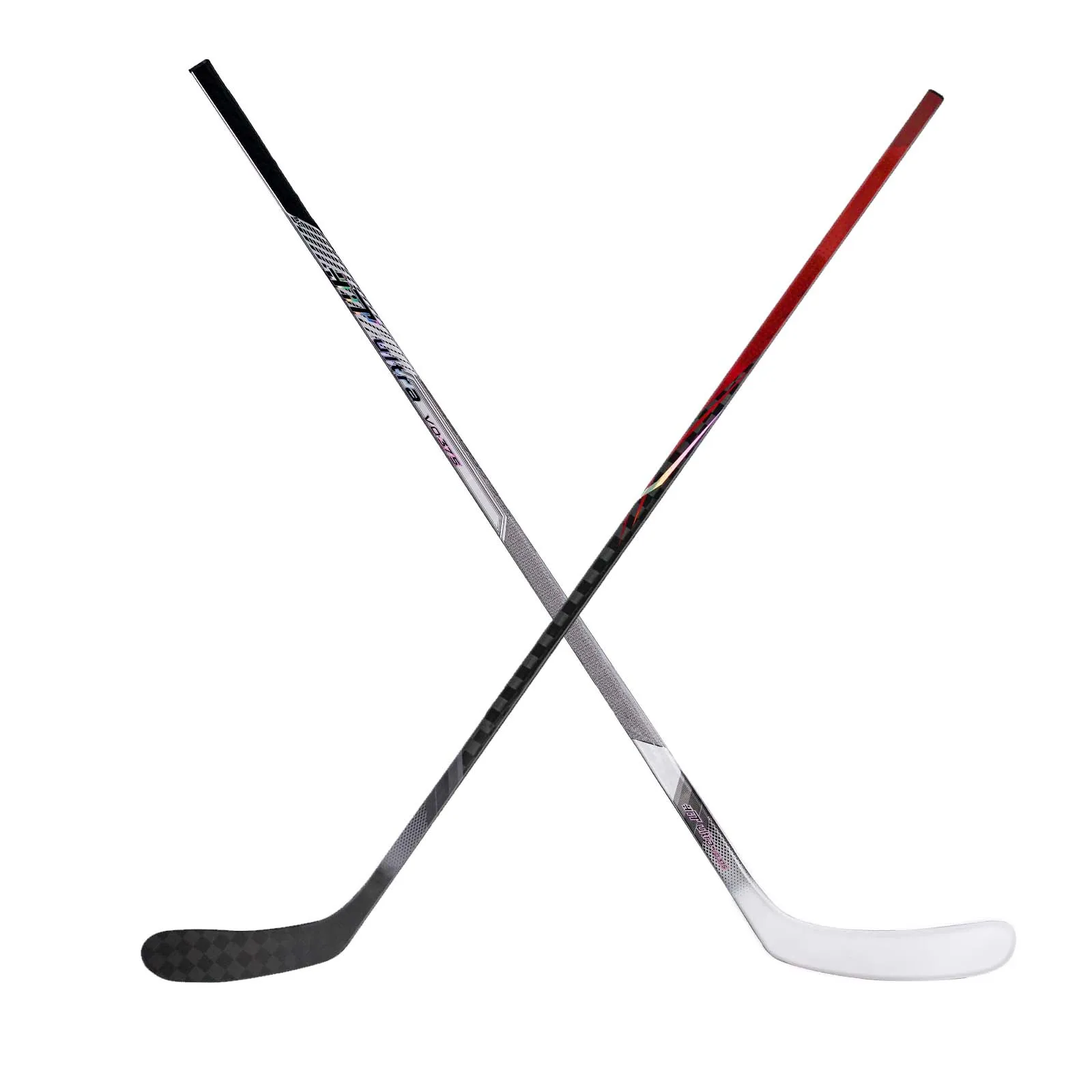 340 جرام-450 جرام هوكي الجليد وعصا الهوكي الميداني 100% ألياف الكربون عصا هوكي الجليد لأفضل النوادي