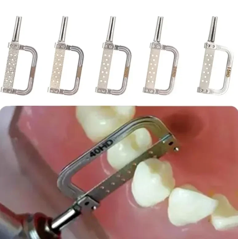 Dental Orthodontic Manual Power Source HD-90 HD Enamel Reduction Strips Strips 15 Units