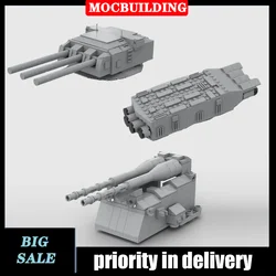 MOC Launcher Model Building Blocks Assembly Turret Bricks Flak Collectible Series Boys Toy Gift