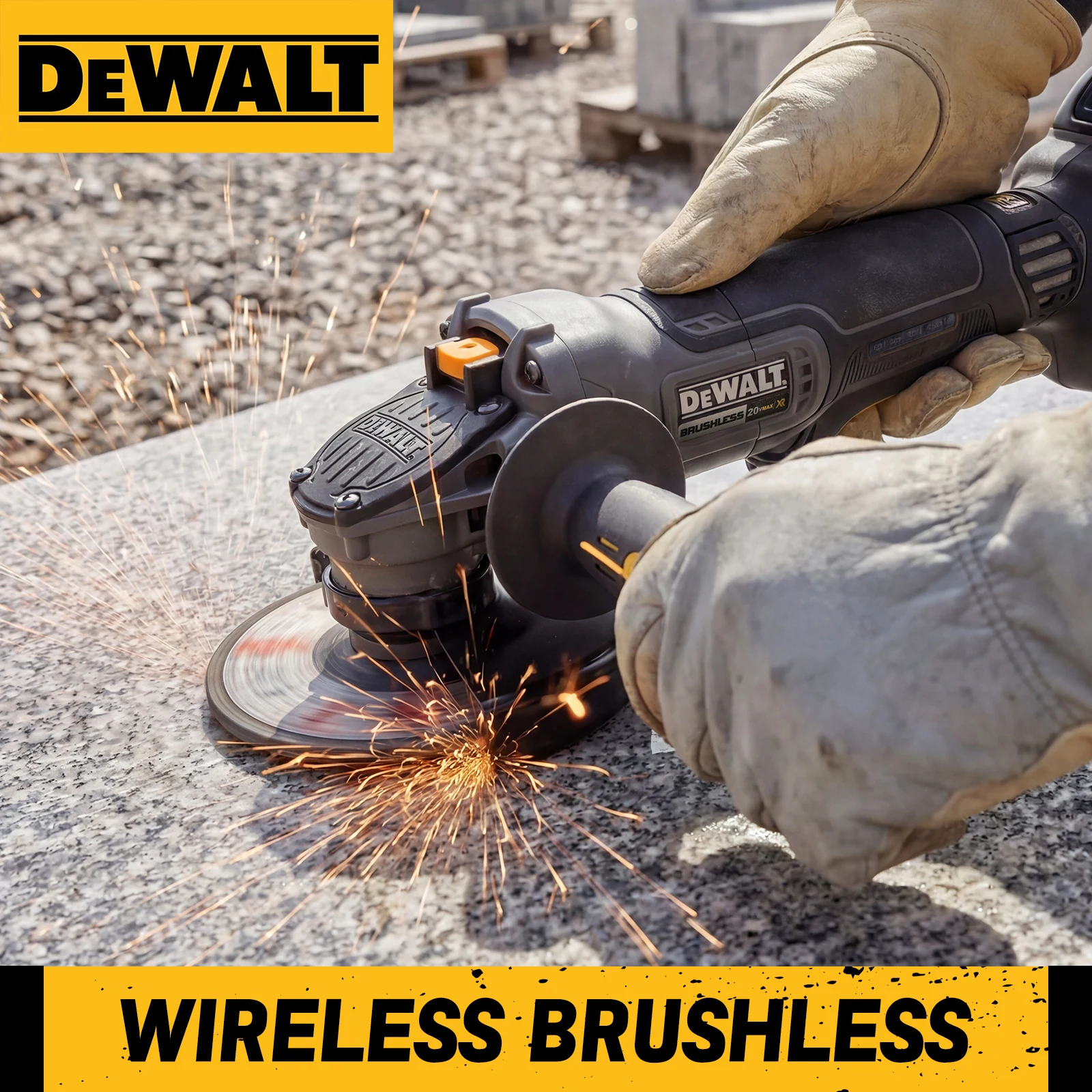 

Аккумуляторная бесщеточная угловая шлифмашина DEWALT 18В, 125 мм, 9000 об/мин, 800 Вт, для резки металла, шлифовки и строительных работ