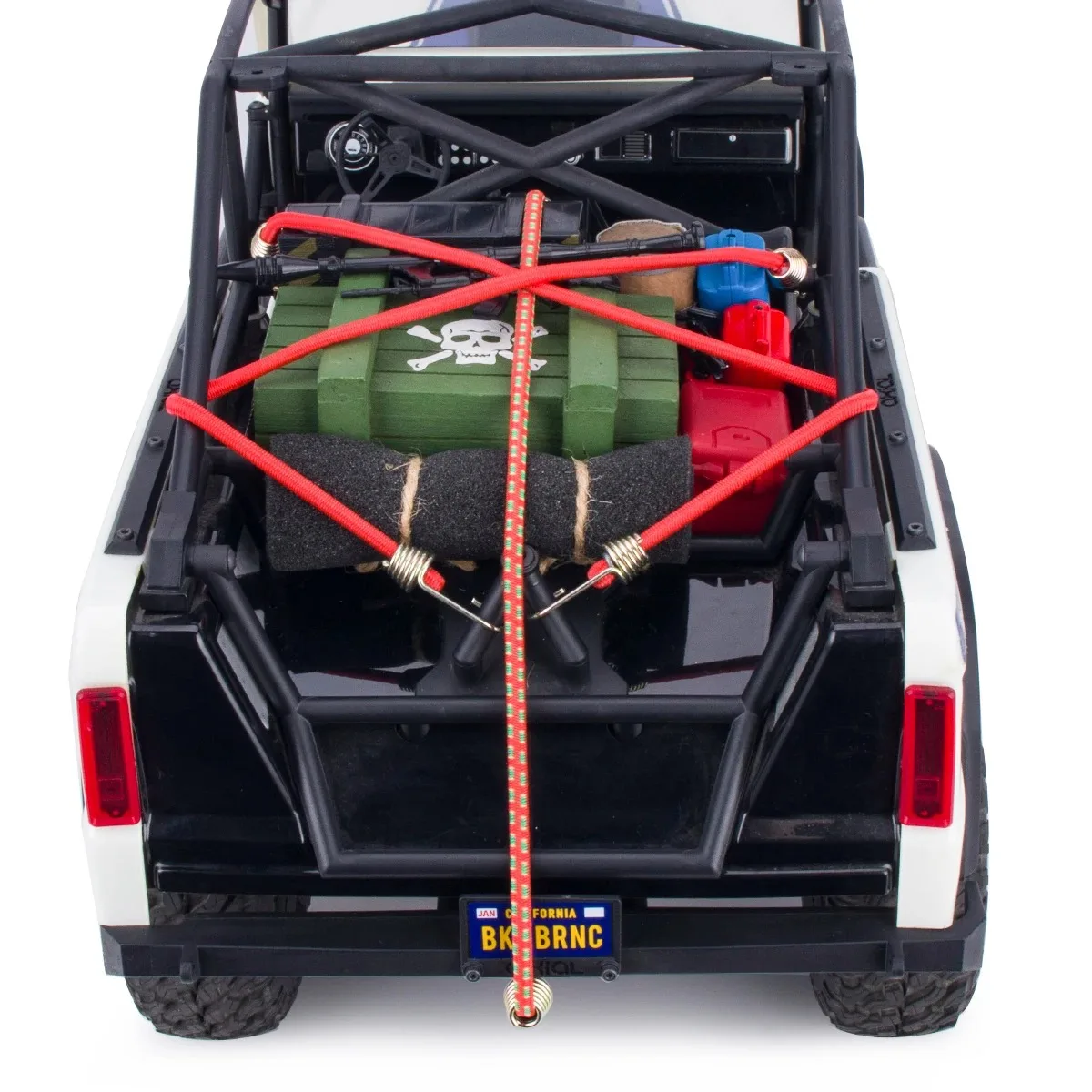 5/10 Stück Dachgepäckträger-Seile mit Haken, elastisches Bungee-Seil für 1/10 RC Crawler Axial SCX10 TRX4 TRX6, dekorative Teile – Detail 4