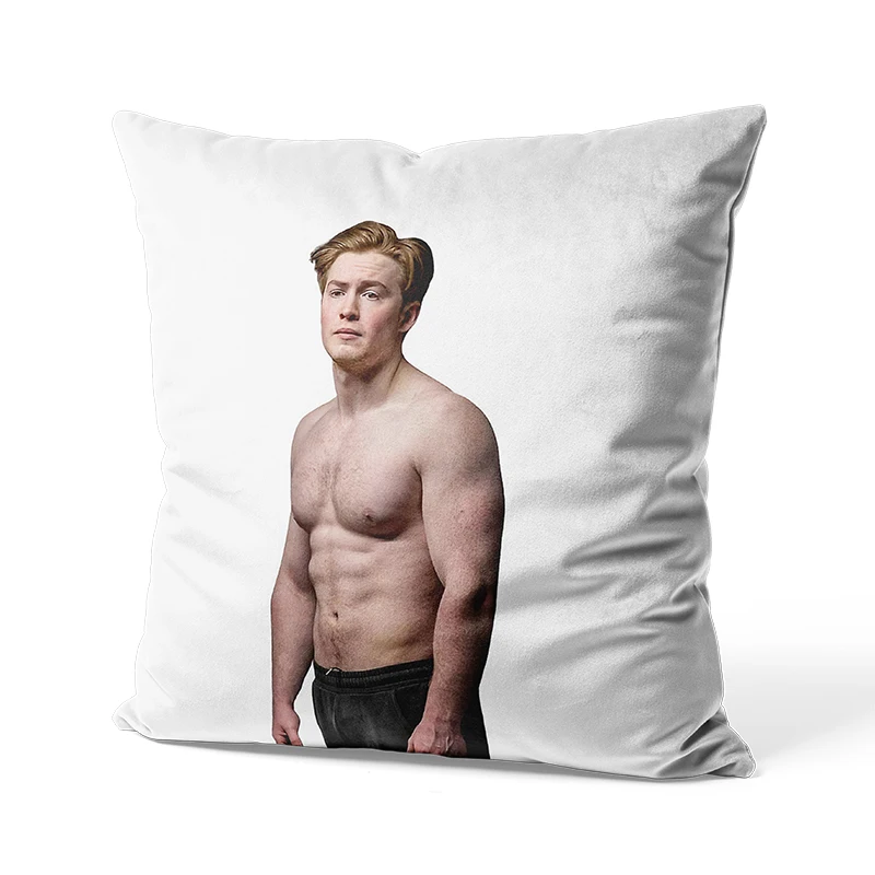 Aertemisi 18'' x 18'' Kit Connor Shirtless Hot Square Throw Pillow Cushion Covers Cases Pillowcases 45cm x 45cm