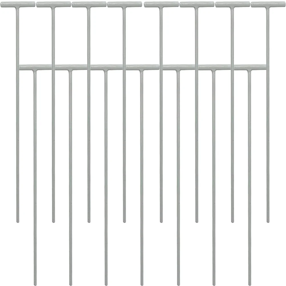 

15 Pcs Iron Rods for Cage Bird Horse Feed Bucket Covers Pigeon Door Bars Entrance Wire Traps Single