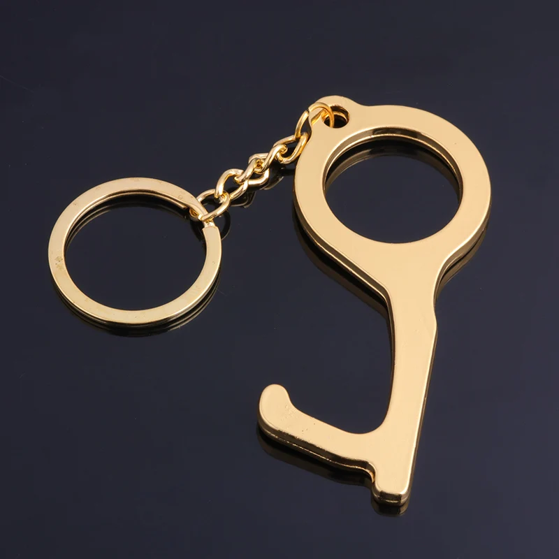Hands Free Door Opener No Touch Door Opener With Stylus Keychain for Outdoor Public Door Handle Touchscreen Button