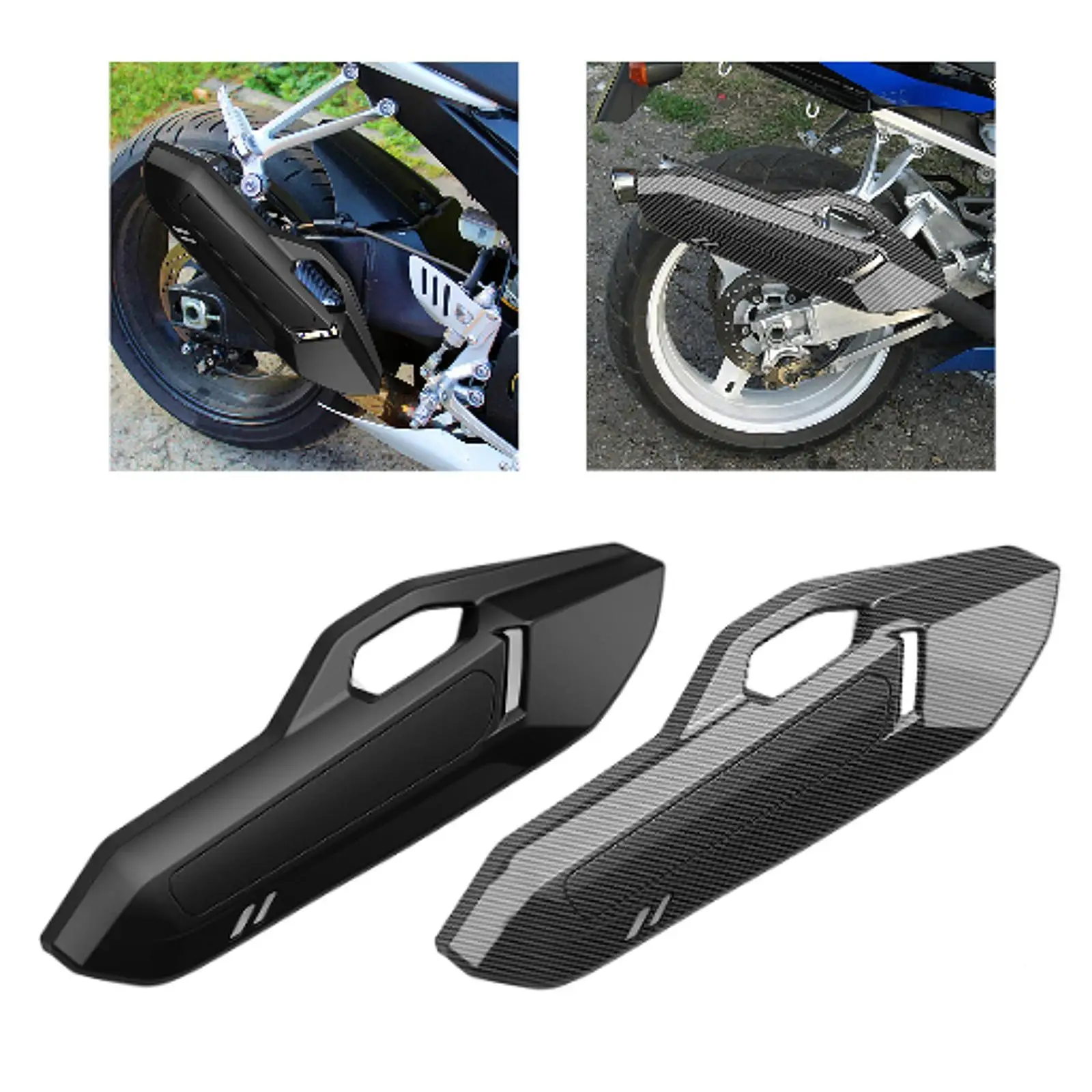 

Motorcycle Exhaust Heat Decor Replacement Easy Installation Protector Cover Exhaust Pipe Heat Insulation Cover