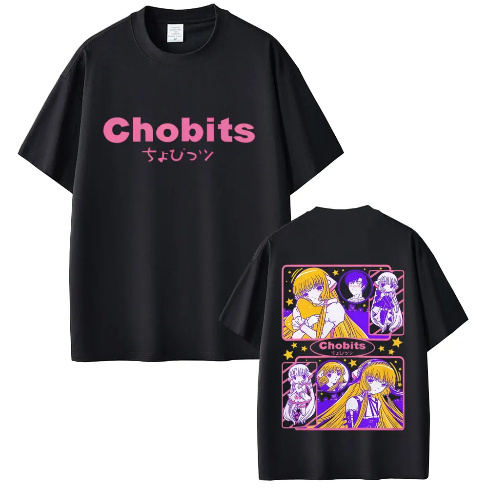 

Anime Chobits Chi Graphic T-shirt Men Women Clothing Casual Cotton Vintage T Shirt Unisex Kawaii Cartoon Oversized T-shirts Tops