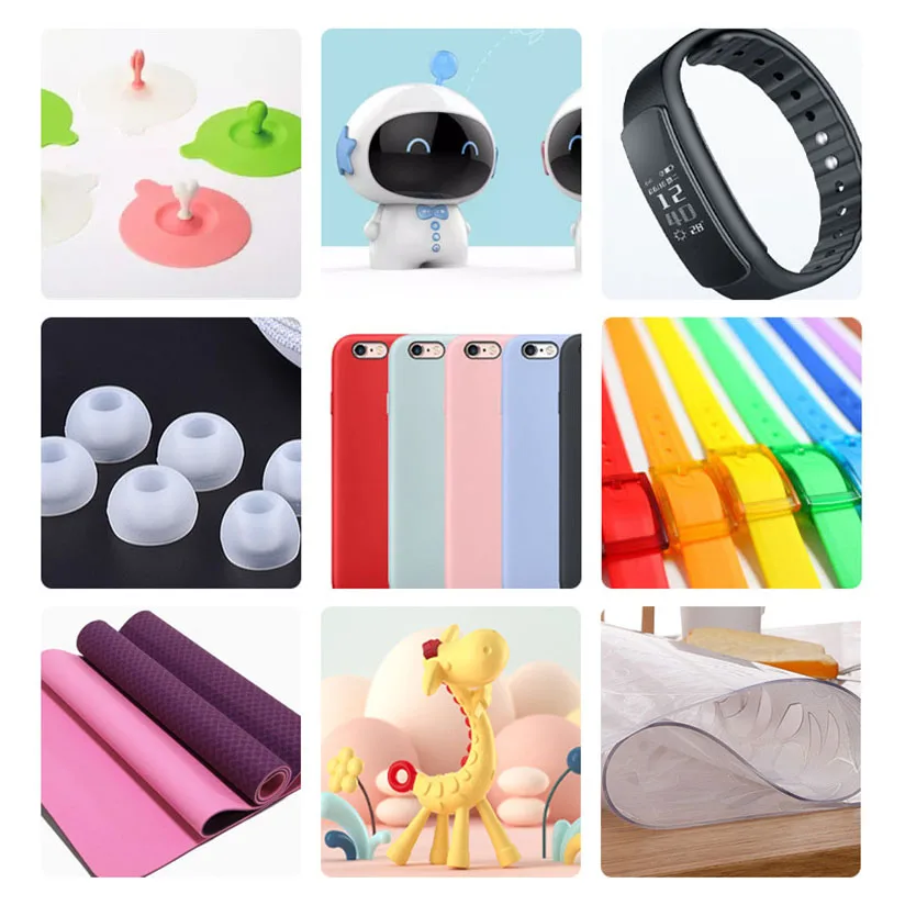 Speciale siliconenlijm na solidificatie kan ook worden gebonden Zacht TPU TPR TPE PVC Zeer sterk hechtmiddel Uv-lijm