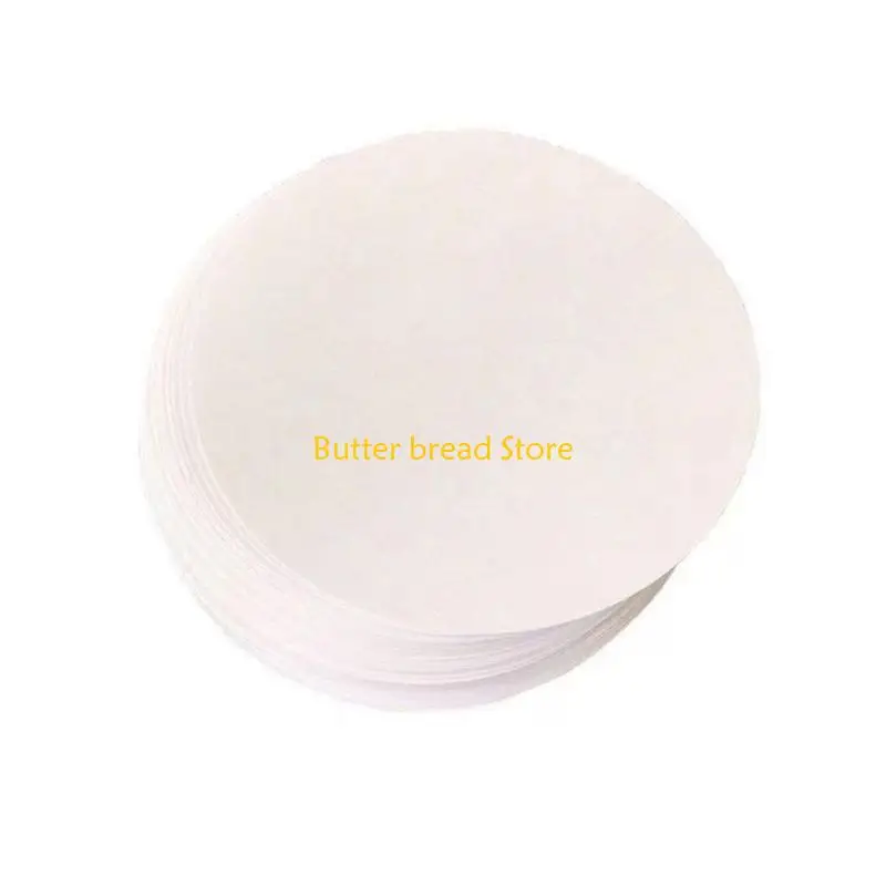 

W89C 100Pcs Button Maker Circle Paper White Circular Paper For Handmade Button Pin