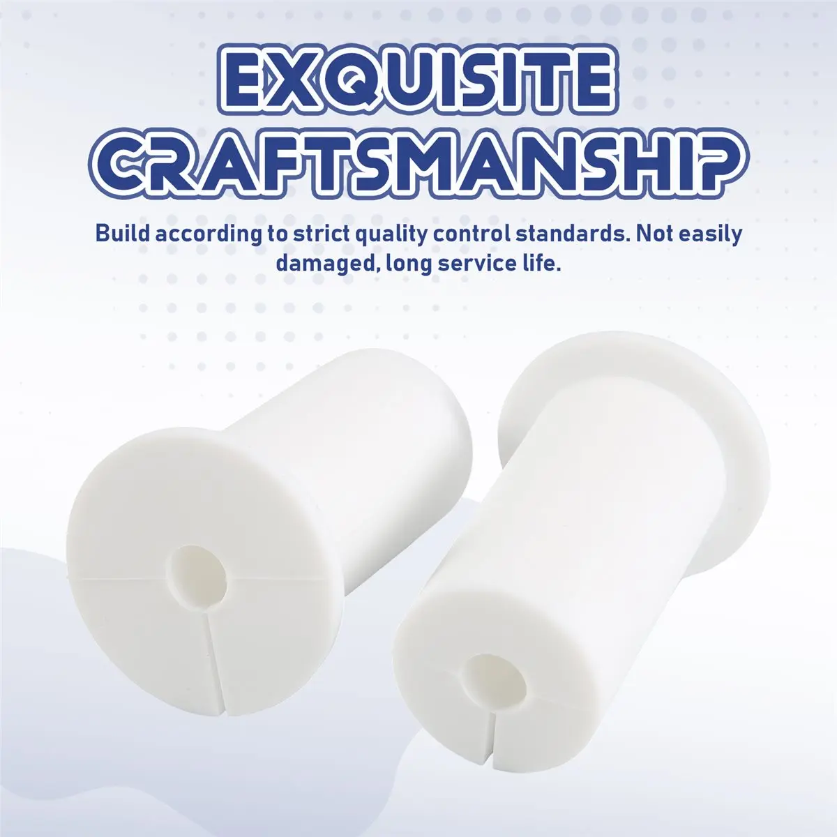 DT17 Cable Routing Kit for Starlink, 2 Pack Cable Feed Through Bushings, 1 Inch Wall Hole, Ethernet Cable Wall Grommet, White