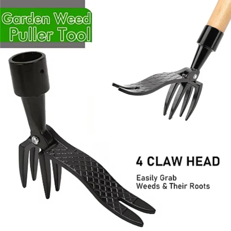 

2pc Claw Weeder the Stand Up Weed Puller Tool Root Remover Replacement Foot Garden Pedal Metal Outdoor