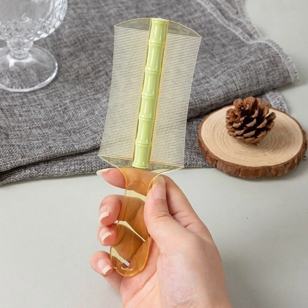 New Double-sided Bamboo Lice Comb Remove Dandruff Scalp Smooth Cleansing Scalp Comb Ultra-Dense Professional Massage Comb