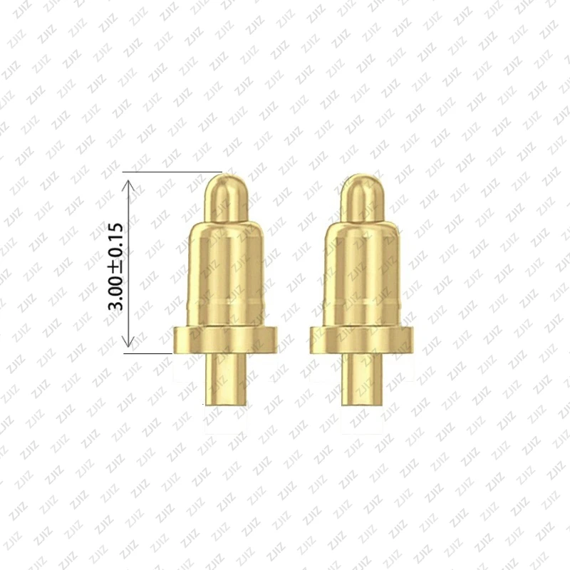 Connettore ditale a molla POGOPIN H = stilo di ricarica ad alta corrente placcato oro tipo pin da 3 mm