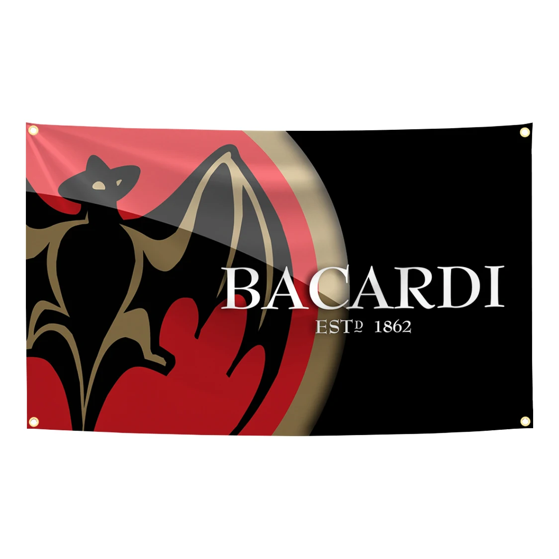 60x90cm 90x150cm 120x180cm Bacardis Rum Flag Tapestry Polyester Banner With Brass Grommets For Wall Decor