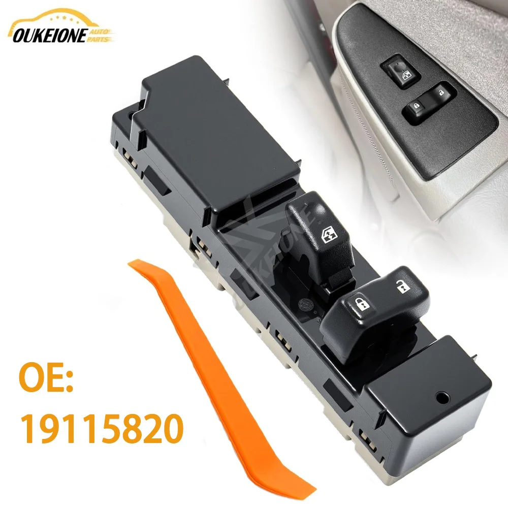 

19115820 for Suburban 1500 2500 3500 Cadillac Escalade Yukon Tahoe Right Passenger Side Electric Window Control Switch Button