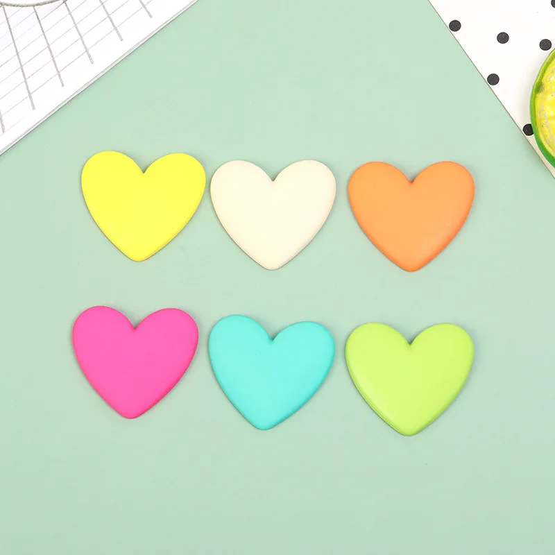 Heart Accessories 3D Resin Flat Cabochons Embellishment Diy Wedding Hairpin accessories Scrapbook Craft Phone Case Decoration