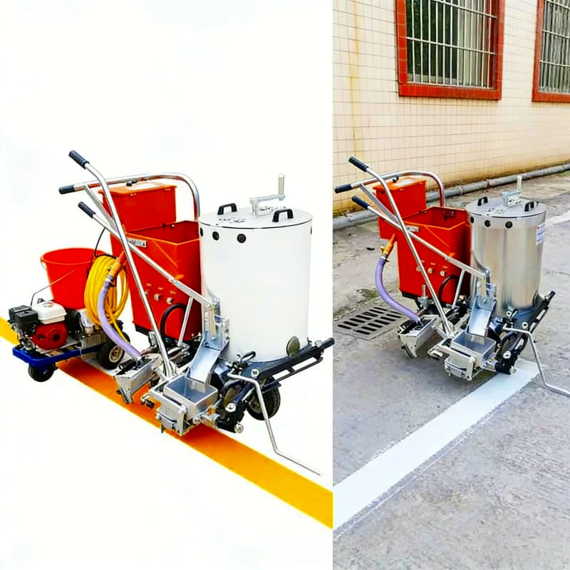 

New Road Marking Machine Solvent Based Paint Drying Fast Traffic Lane Marking Durable Design Highway Lane Marking Customized