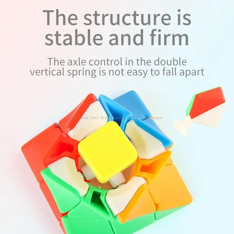  Seamless 3x3 Cubes Puzzle Durable Construction Spin Performances Training Device