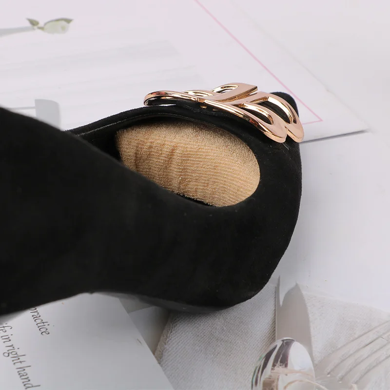 2 Pcs Women High Heel Toe Plug Insert Shoe Front Filler Cushion Pain Relief Accessories Forefoot Pad Half Feet Insoles Wholesale