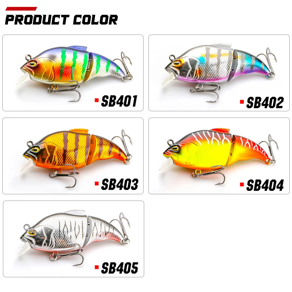 KMER 8cm/12g Fishing Slow Sinking Vibration Wobbler Swimbait Lures Crankbait VIB For Pike Bass Perch Hard Bait Accessories