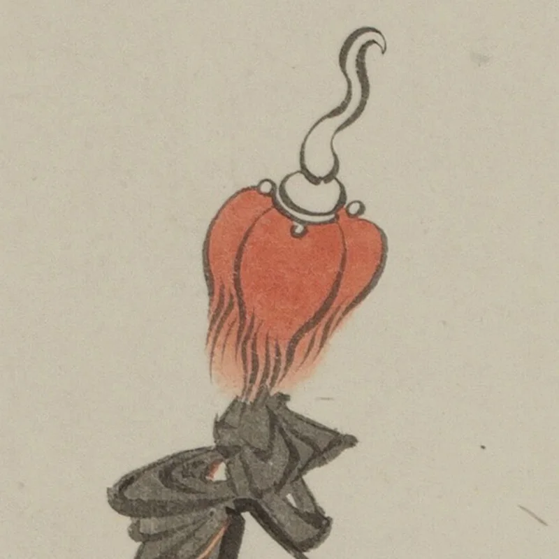 Qing Pu Ru's "Zhong Kui Chao Que" is a high-definition Xuan paper replica decorative painting from the Museum of Ancient Chinese