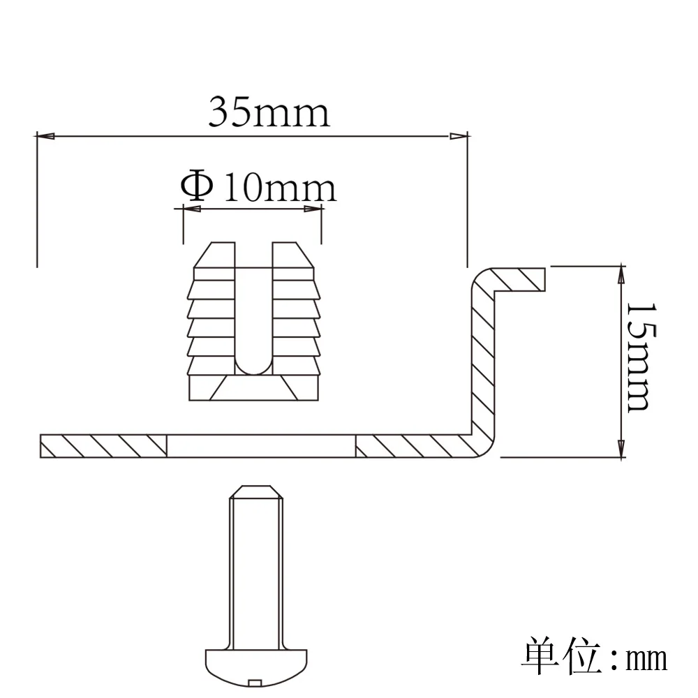 Talea 8 PCS Undermount Sink Clips for Kitchen,Clip Clamps, Fixing Brackets for Sink,QC016C001