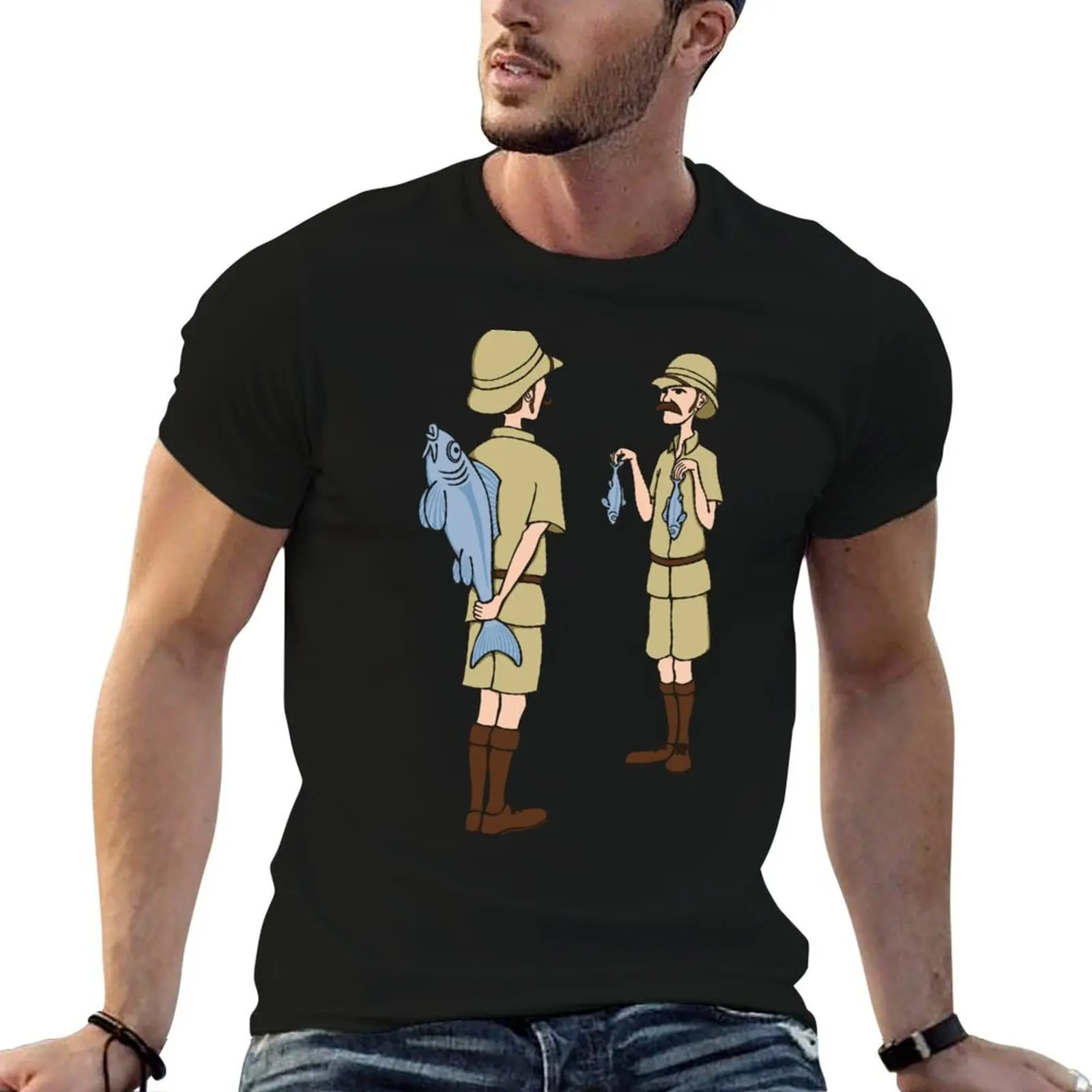Fish Slapping Dance T-Shirt funny meme t-shirts plus size tops men t shirts high quality