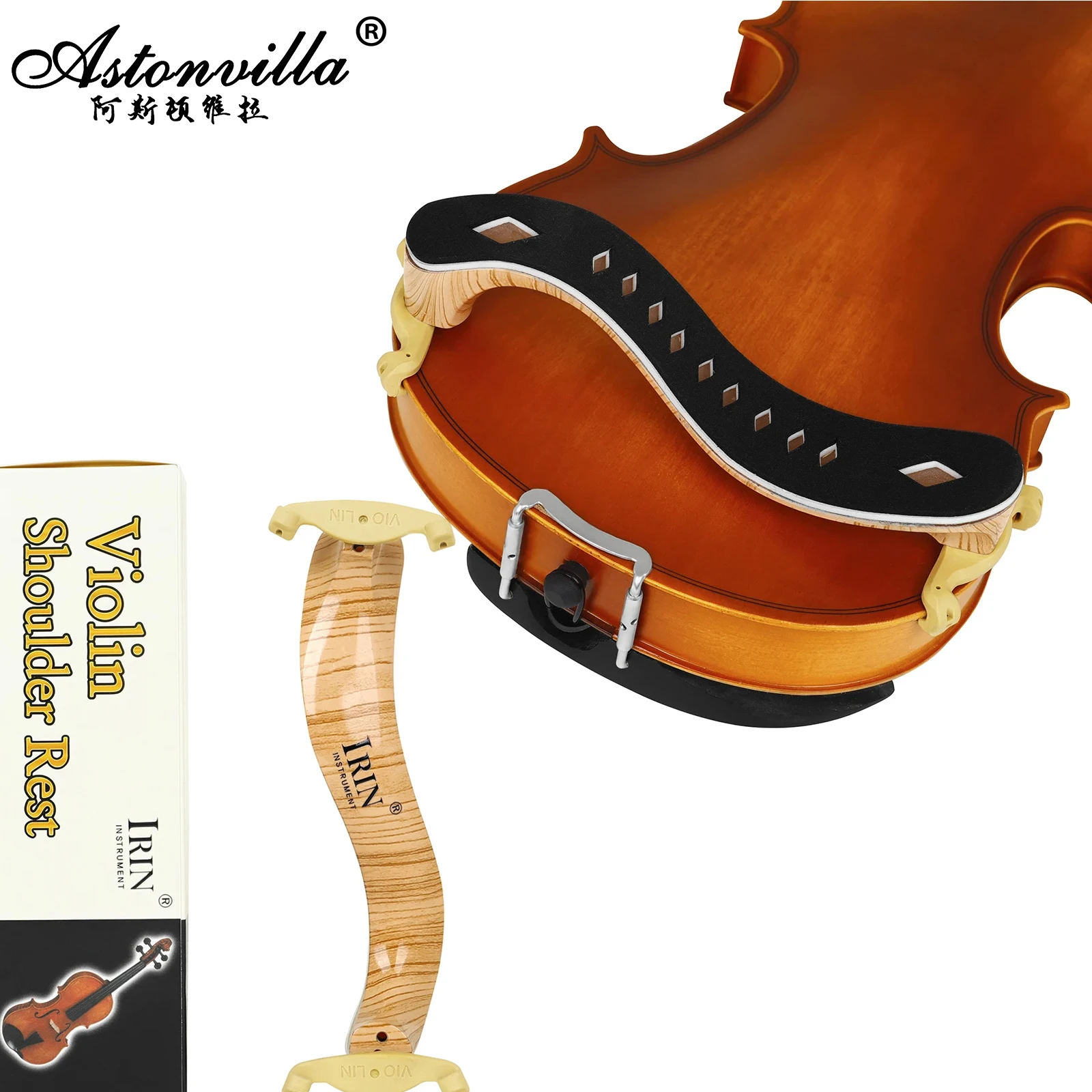 IRIN 4/4 Violine, verstellbare Schulterstütze, importiertes europäisches Ahorn, klassisches