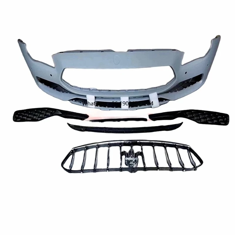 

High Quality Car Auto Parts Accessories Bodykit 13-16 Upgrade 17-21 Luxury Style Front Body Kit Bumper for Quattroporte